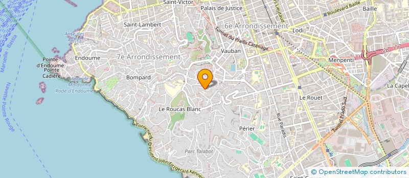 localisation de l'entreprise SCI SAINTE CLAIRE  MARSEILLE