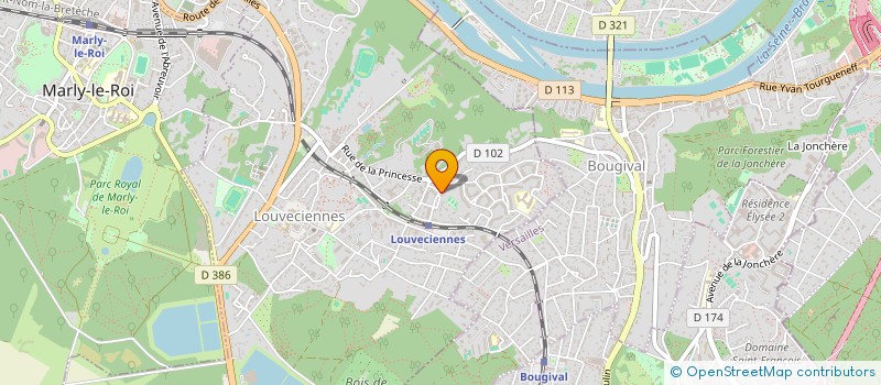 localisation de l'entreprise SCI SAINTE CLAIRE FONCIERE PARIS  LOUVECIENNES