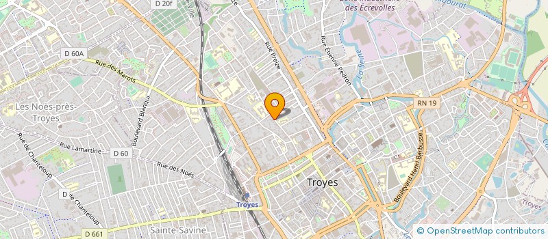 localisation de l'entreprise SCI SAINTE-CLAUDE à TROYES