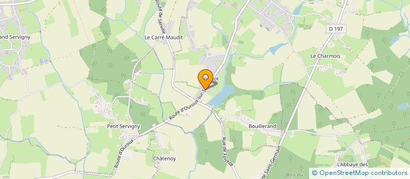 localisation de l'entreprise SCI SAINTE COLOMBE  L'ABERGEMENT-SAINTE-COLOMBE