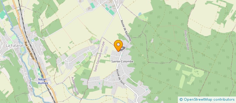 localisation de l'entreprise SCI SAINTE COLOMBE  BAZEMONT