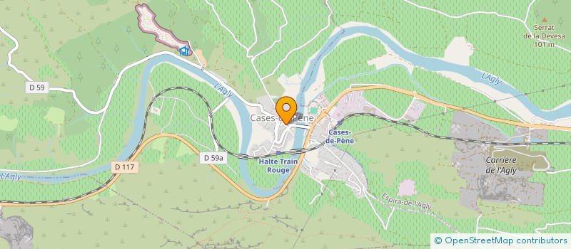 localisation de l'entreprise SCI SAINTE COLOMBE DE CASES DE PENE  CASES-DE-PENE