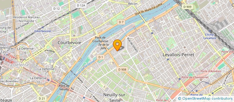 localisation de l'entreprise SCI SAINTE COLOMBES à NEUILLY-SUR-SEINE