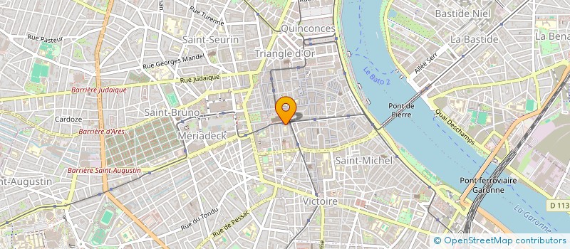 localisation de l'entreprise SCI SAINTE COLOMBES  BORDEAUX