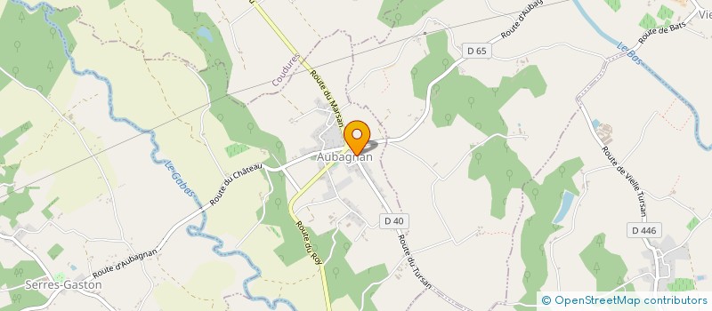 localisation de l'entreprise SCI SAINTE CRICQ  AUBAGNAN