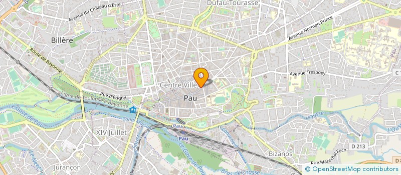 localisation de l'entreprise SCI SAINTE CROIX à PAU