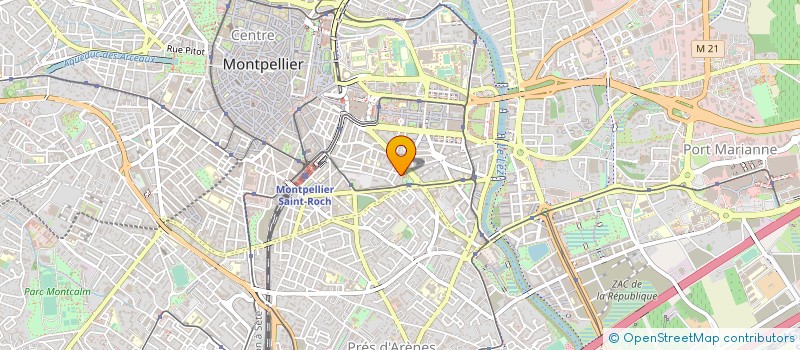 localisation de l'entreprise SCI SAINTE CROIX à MONTPELLIER
