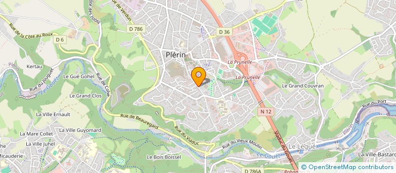 localisation de l'entreprise SCI SAINTE CROIX  PLERIN