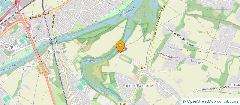 localisation de l'entreprise SCI SAINTE CROIX  LACROIX FALGARDE