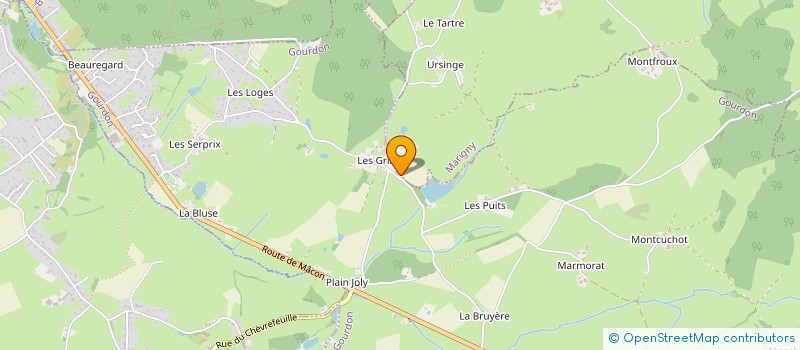 localisation de l'entreprise SCI SAINTE ELISABETH  GOURDON