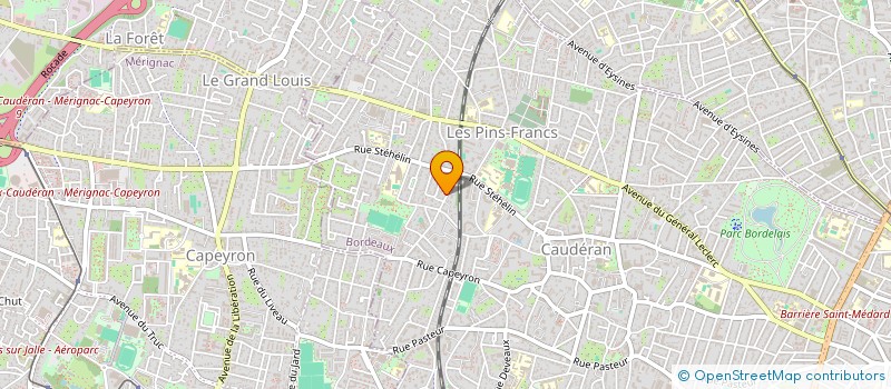 localisation de l'entreprise SCI SAINTE ELISABETH  BORDEAUX