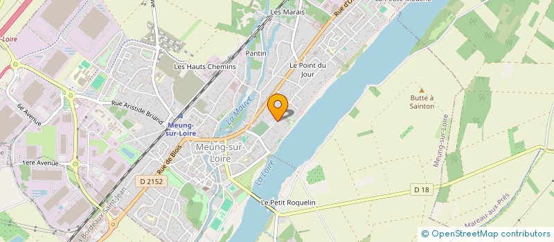 localisation de l'entreprise SCI SAINTE-EMERANCE à MEUNG-SUR-LOIRE