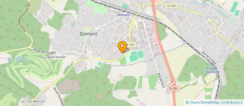 localisation de l'entreprise SCI SAINTE EMILIE  DOMONT