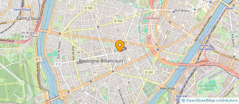localisation de l'entreprise SCI SAINTE ENGRACE à BOULOGNE-BILLANCOURT