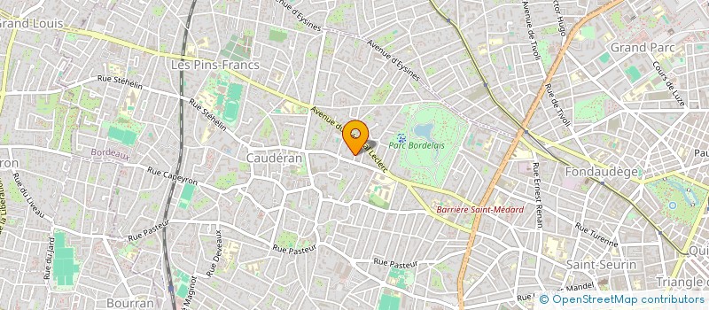 localisation de l'entreprise SCI SAINTE EULALIE  BORDEAUX