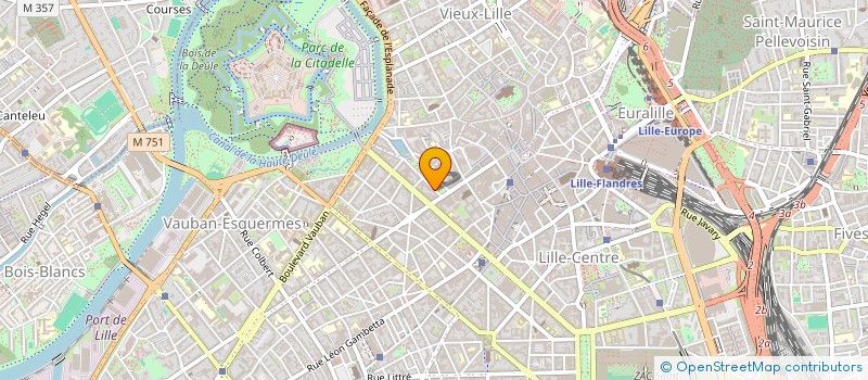 localisation de l'entreprise SCI SAINTE EULALIE D'OLT  LILLE