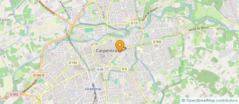 localisation de l'entreprise SCI SAINTE FAMILLE G ET V  CARPENTRAS