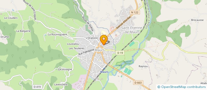 localisation de l'entreprise SCI SAINTE FLORE à MAURS