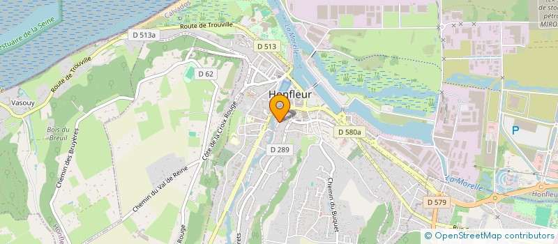 localisation de l'entreprise SCI SAINTE FONTAINE à HONFLEUR