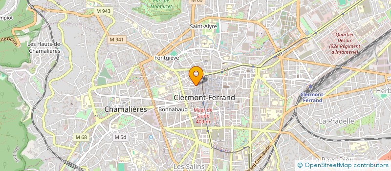 localisation de l'entreprise SCI SAINTE FORGE  CLERMONT-FERRAND