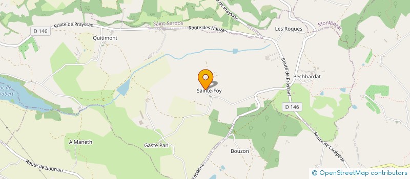 localisation de l'entreprise SCI SAINTE FOY DU PECH  LACEPEDE