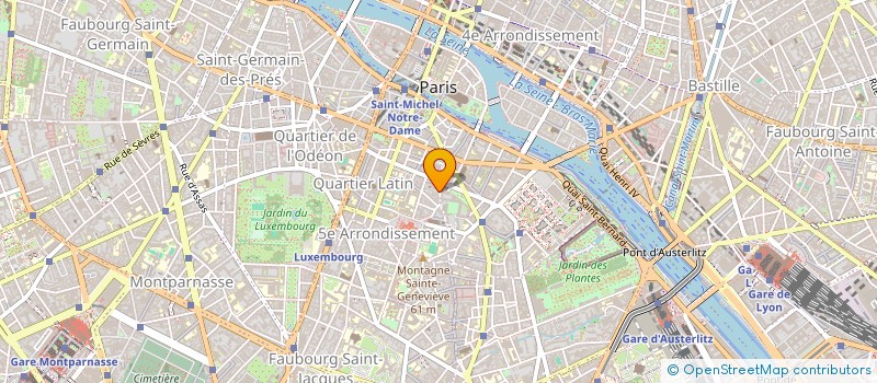 localisation de l'entreprise SCI SAINTE GENEVIEVE 32  PARIS