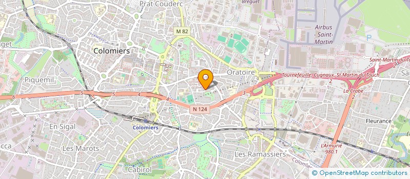 localisation de l'entreprise SCI SAINTE GERMAINE 3 à COLOMIERS