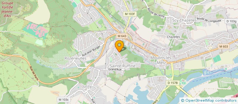 localisation de l'entreprise SCI SAINTE HELENE  SAINTE-RUFFINE