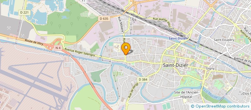 localisation de l'entreprise SCI SAINTE HELENE à SAINT-DIZIER
