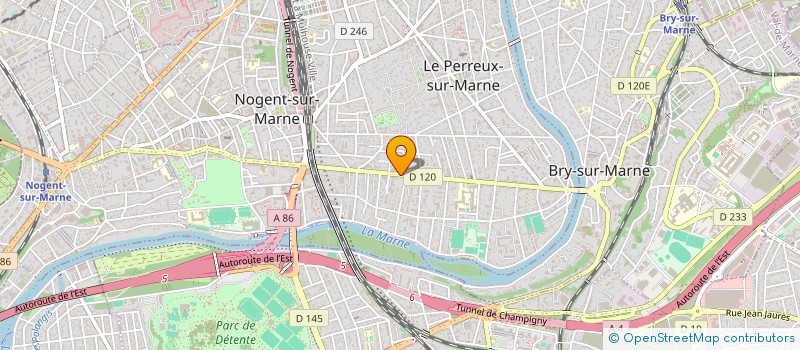 localisation de l'entreprise SCI SAINTE ISAURE 10  LE PERREUX-SUR-MARNE