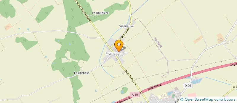 localisation de l'entreprise SCI SAINTE JACQUELINE  HERBAULT