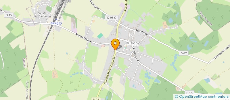 localisation de l'entreprise SCI SAINTE JACQUELINE  BUSIGNY