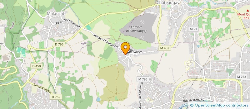 localisation de l'entreprise SCI SAINTE LIMAGNE  BLANZAT