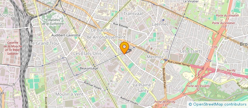 localisation de l'entreprise SCI SAINTE LISETTE  LYON