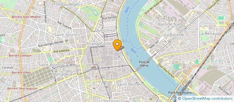 localisation de l'entreprise SCI SAINTE LUCE  BORDEAUX