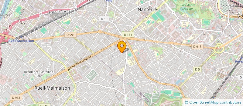 localisation de l'entreprise SCI SAINTE LUCE  NANTERRE