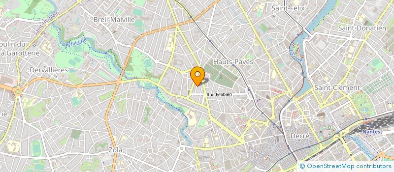 localisation de l'entreprise SCI SAINTE LUCE à NANTES