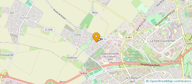 localisation de l'entreprise SCI SAINTE LUCIE  SAINT-GERMAIN-LA-BLANCHE-HERBE