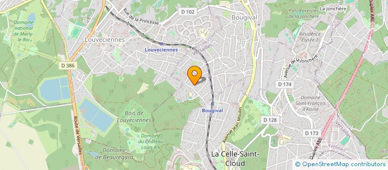 localisation de l'entreprise SCI SAINTE LUCY  BOUGIVAL