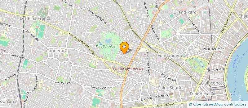 localisation de l'entreprise SCI SAINTE MARCA  BORDEAUX