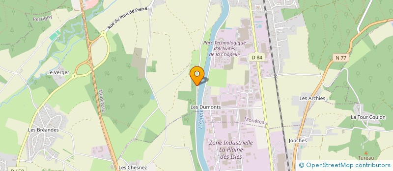 localisation de l'entreprise SCI SAINTE MARGUERITE à MONETEAU