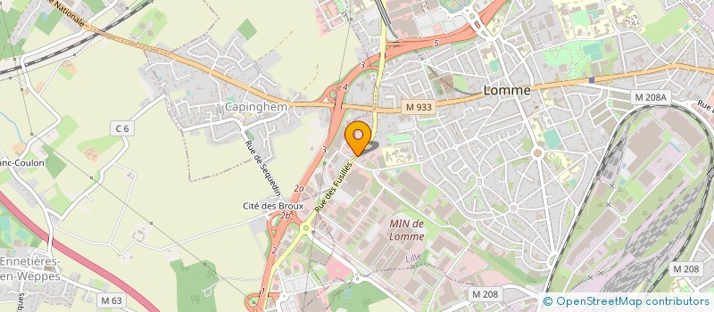 localisation de l'entreprise SCI SAINTE MARGUERITE  CAPINGHEM