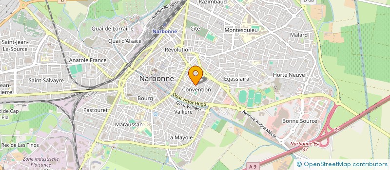 localisation de l'entreprise SCI SAINTE MARGUERITE à NARBONNE