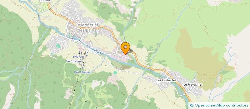 localisation de l'entreprise SCI SAINTE MARGUERITE à LE MONETIER-LES-BAINS