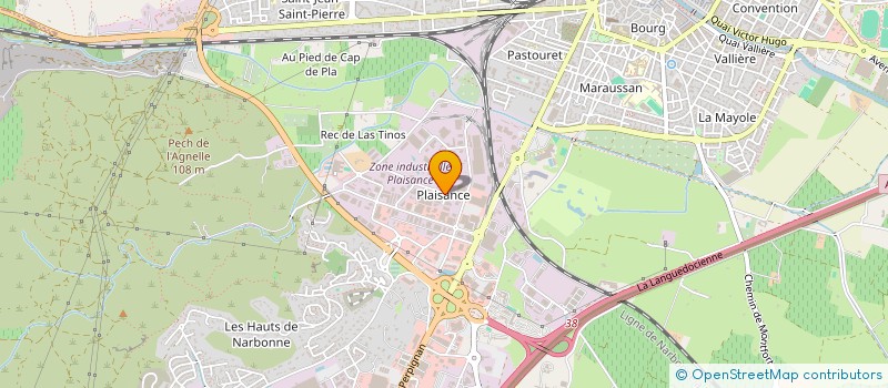 localisation de l'entreprise SCI SAINTE MARGUERITTE à NARBONNE