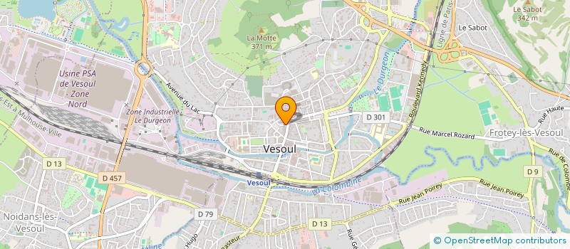localisation de l'entreprise SCI SAINTE-MARIE à VESOUL
