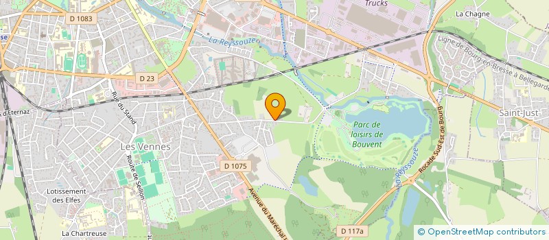localisation de l'entreprise SCI SAINTE MARIE à BOURG-EN-BRESSE