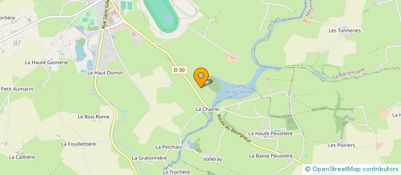 localisation de l'entreprise SCI SAINTE MARIE  LE BOURGNEUF-LA-FORET