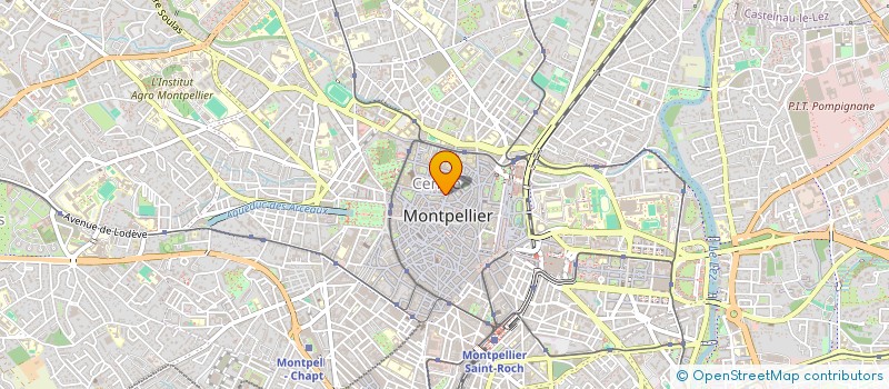 localisation de l'entreprise SCI SAINTE MARIE à MONTPELLIER