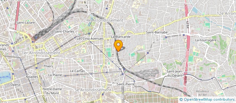localisation de l'entreprise SCI SAINTE MARIE à MARSEILLE